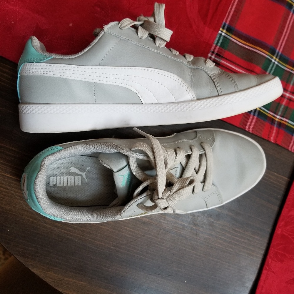 Grey Puma sneakers